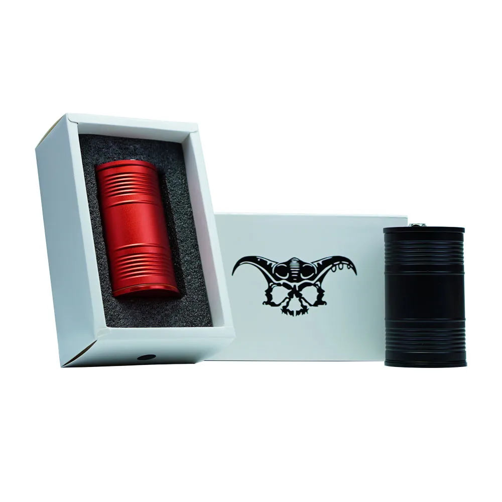 Juji New Oil Drum Design Aluminum Ashtray Luxury Car Aluminum Metal Ashtray With Lid Cover