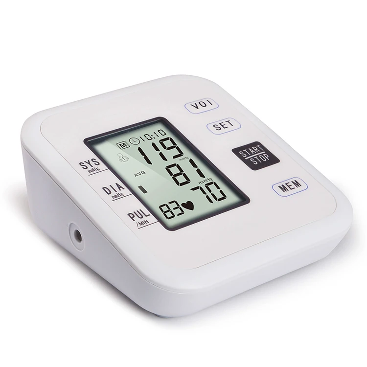 Health Care Bp Voice function Reading Led Display Portable type Arm Blood Pressure Monitor