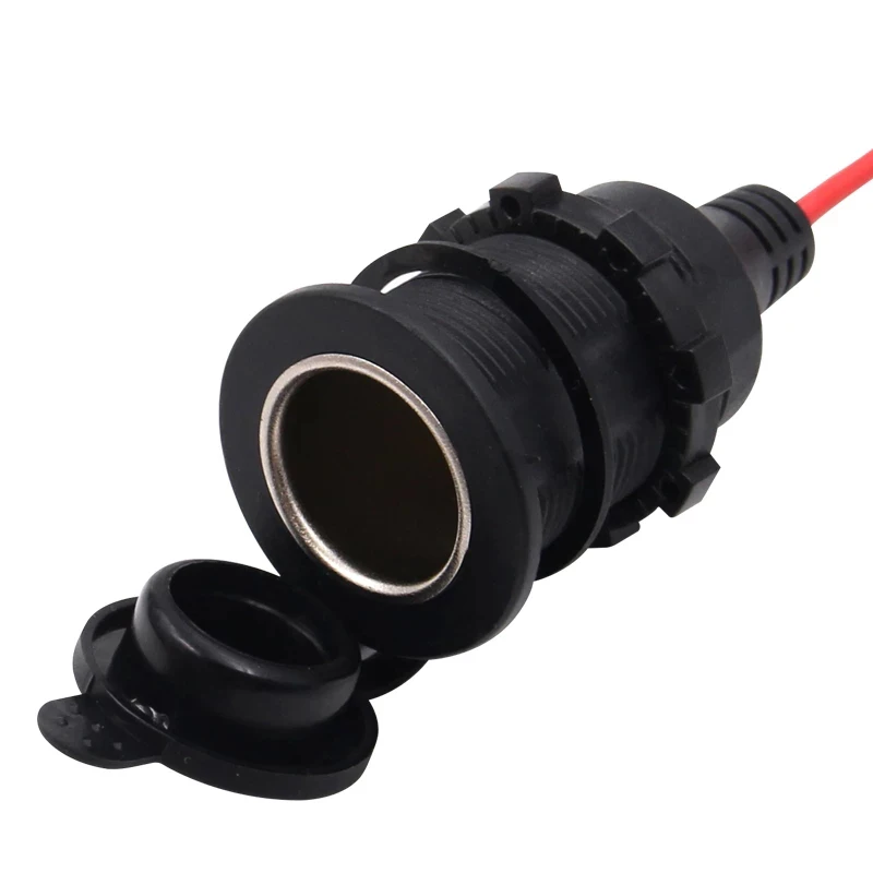 Car Cigarette Socket 12/24 V DC Female Car Charger Cigar Lighter Plug Car Accessory Cigar Power Plug Adapter Plug