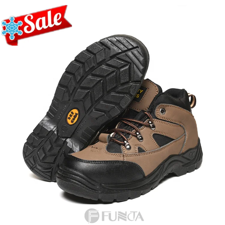 FUNTA Китай высокое качество и комфорт стальной носок походная обувь и Мужская Рабочая обувь мужские сапоги защитная обувь фабрика сапог