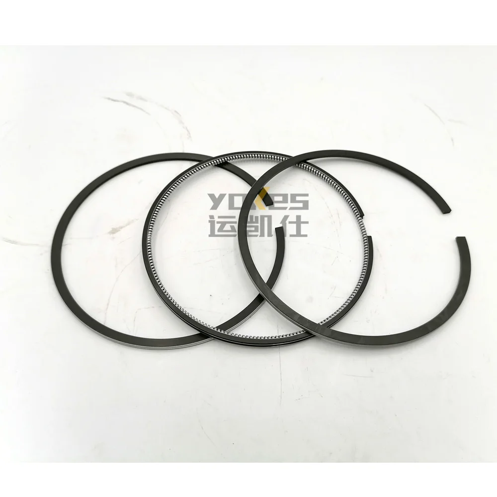 6D16 Piston Ring Excavator Accessories For Mitsubishi Engine Parts
