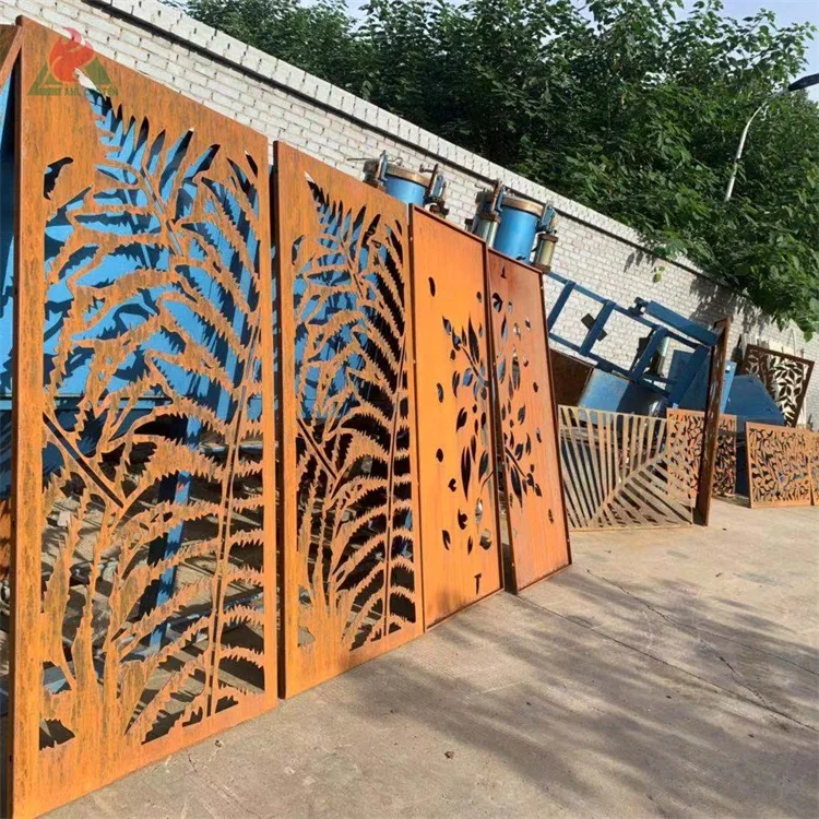 garden metal screens outdoor decorative corten steel decorative screens decorative screen panel outdoor garden