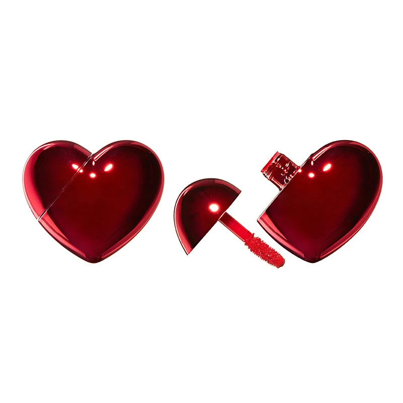 Изготовленный на заказ милый 7 мл пустой косметический упаковочный красный контейнер для блеска губ в форме