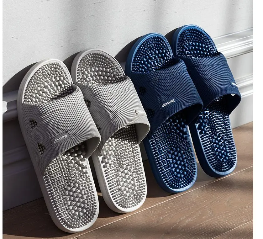 FREE SAMPLE Massage Slippers Acupressure Foot Open Toe Sandals Relief Foot Pain Plantar Fasciitis Slippers Indoor Non-Slip