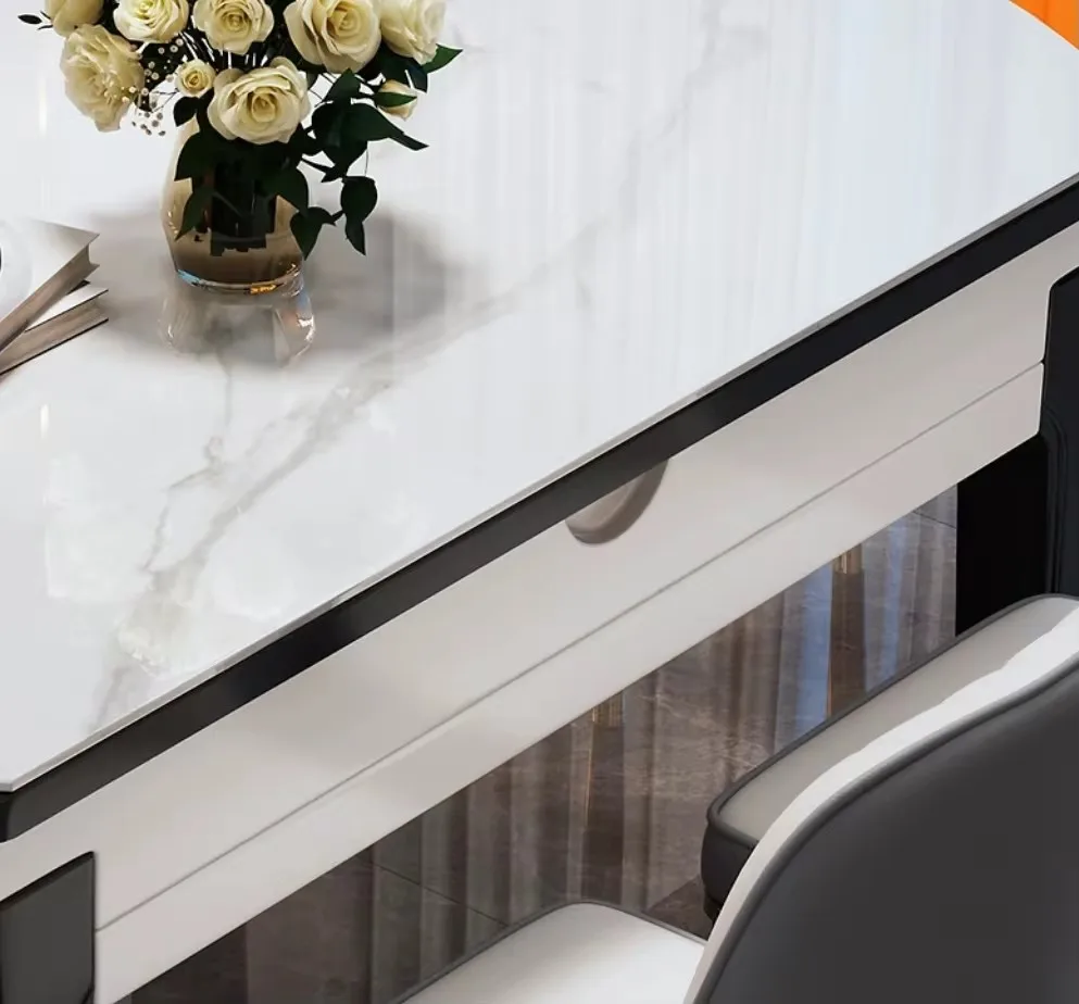 SW Popular Modern Factory Price Home Furniture Round Dinner Wooden Dining Restaurant Marble Kitchen Table