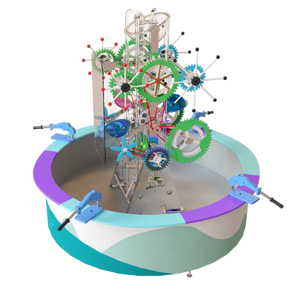 amusement park kids indoor playground equipment water play game for kids science Museum