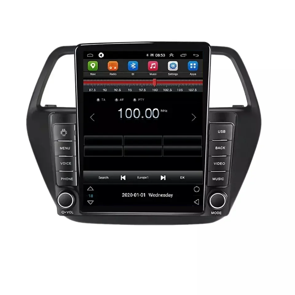 Android 13 IPS 2.5D экран автомобиля видео для Suzuki S-Cross SX4 2014 2016 2017 8 + 128 ГБ ADAS DVR GPS BT стерео