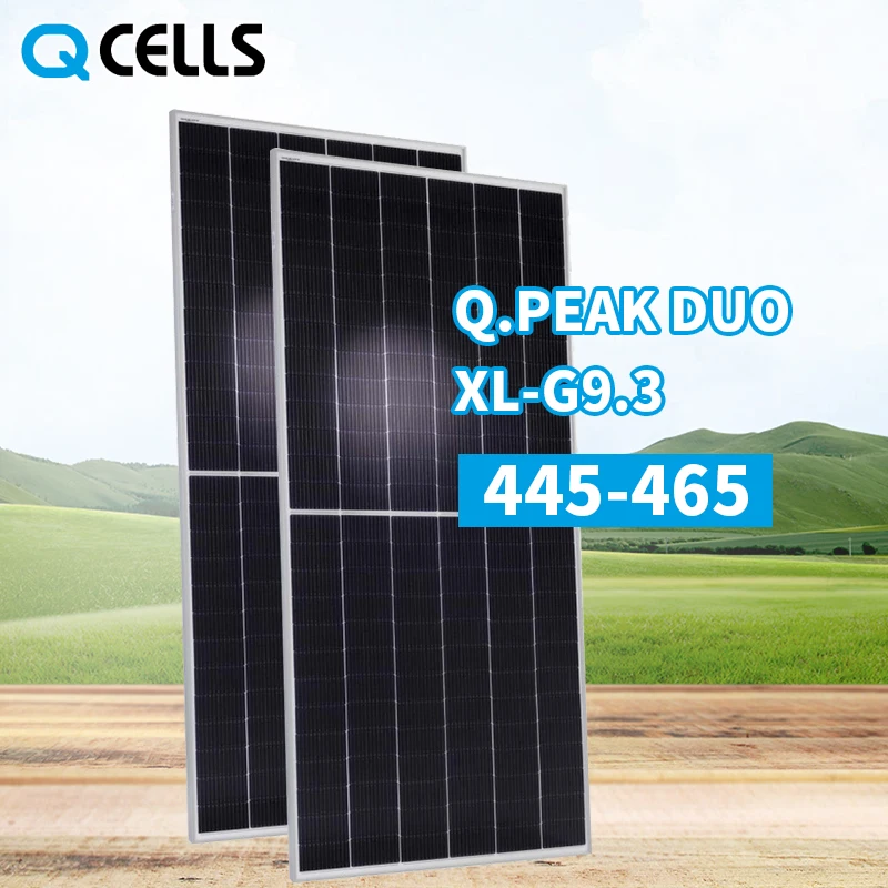 Панель солнечных батарей Qcell Hanwha Q панель ячеек 450 Вт 500 600 Китай мощность Q-ячеек пиковая DuoXL-G9.3 460 480 Panneau