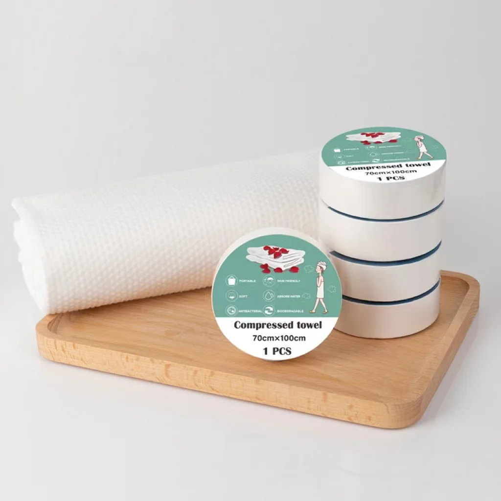 Large disposable compressed bath towels for Beach Swimming and Traveling Towel