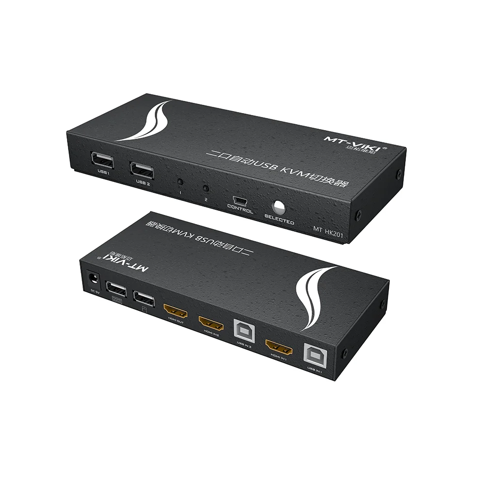  Китай поставщик 4K 60 Гц состоящий из универсального адаптера на 2 USB HDMI Kvm