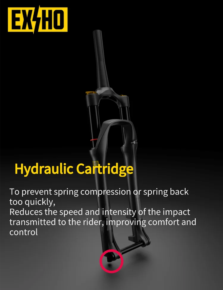 Professional Air Double Shoulder Bicycle Front Suspension Bike Fork