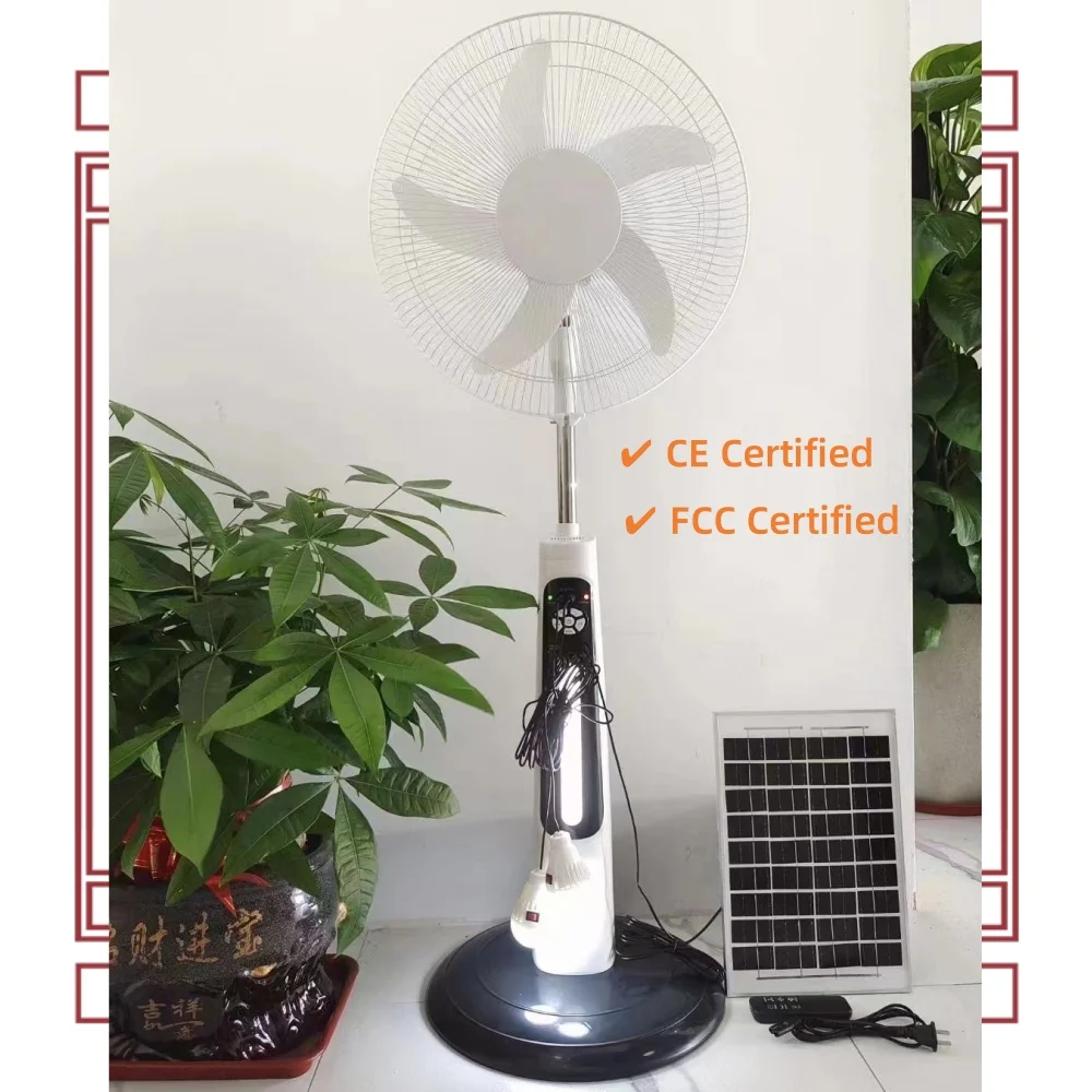 CE FCC put Ghana популярное Новое поступление 16-дюймовый солнечный вентилятор с солнечной панелью и светодиодной подсветкой для дома теплицы