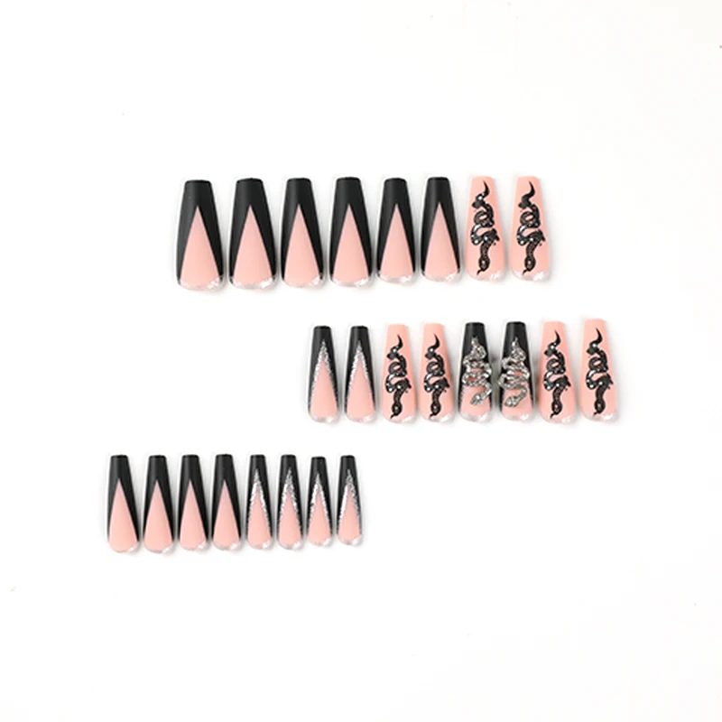 Designer Press On Nails Wholesale Removable Shining Full Cover Nail Stickers With Artificial Fingernails Luxury For Party Nails