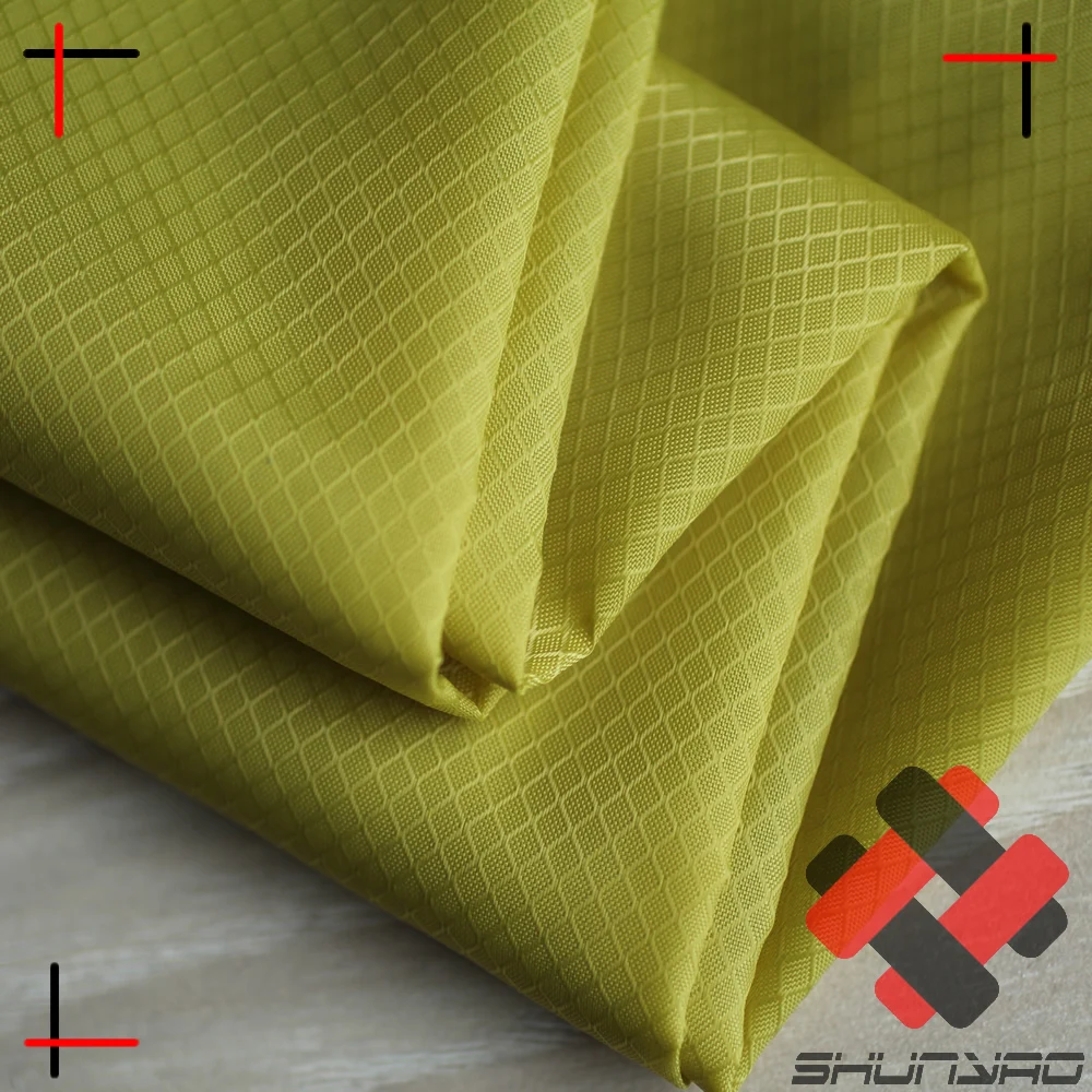210T 70D diamond ripstop nylon fabric for waterproof picnic mat