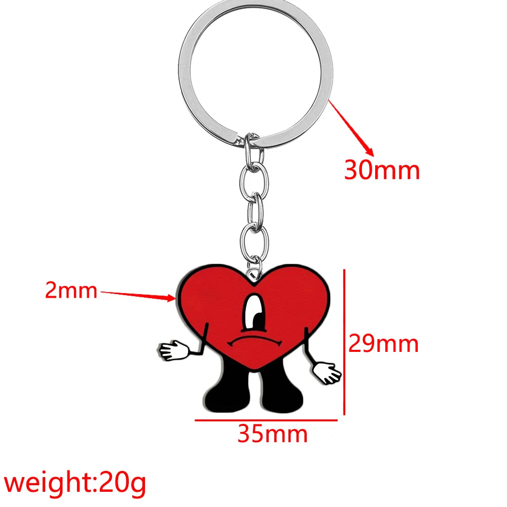 HUAMJ New Arrival Custom Girls Boy Cool Hip Hop Stainless Steel Bad Bunny Necklace