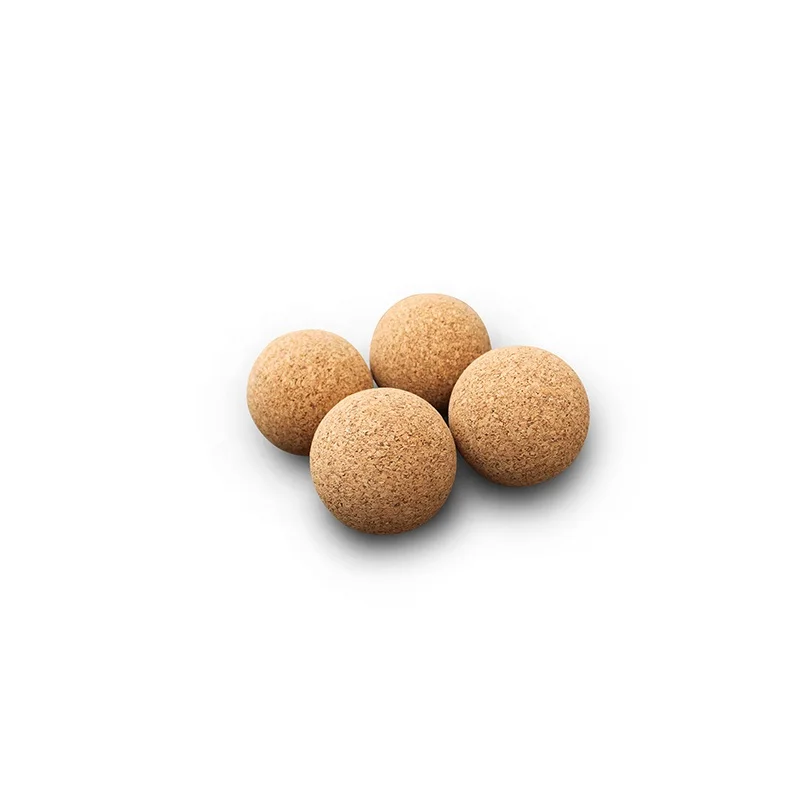 Wholesale Yoga Balance Ball Natural Cork Massage Ball For Neck Foot Massage Cork Ball