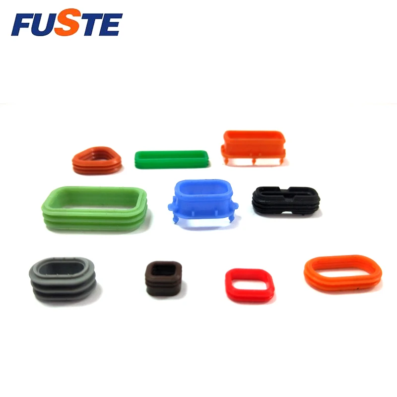 Professional Manufacturer Customize  Oval NBR/ Silicone/ Epdm/ FKM Wire Seal for Automotive Connector