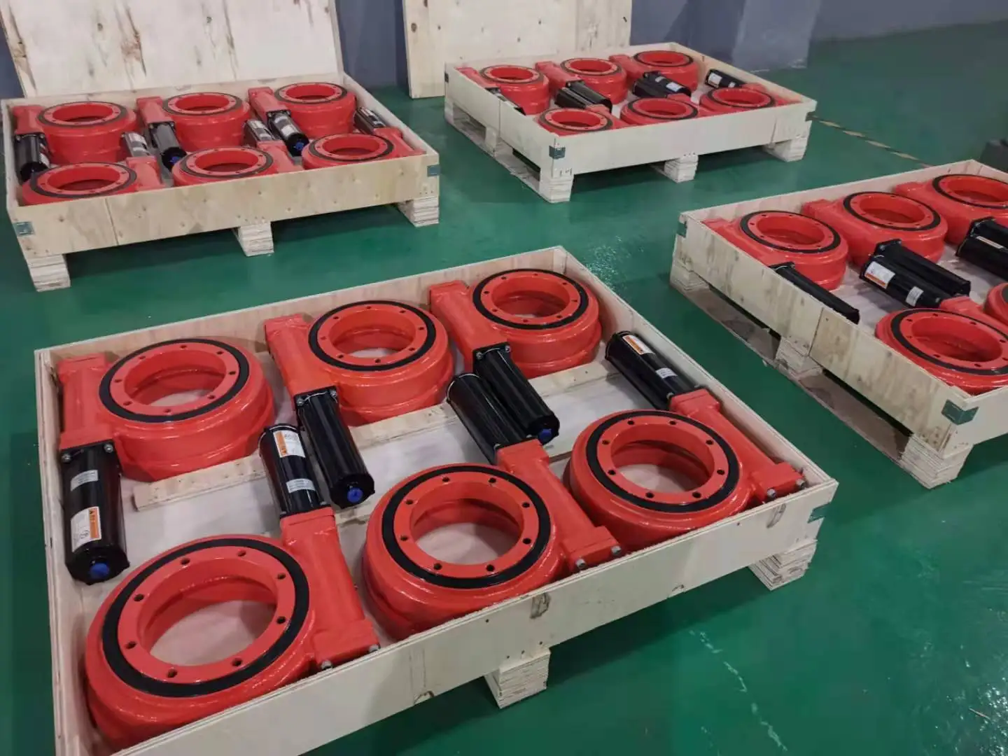 Jimmy Se9 Dual Axis Slew Drive Slew Bearing 14000nm With 24v Dc Motor For Solar Tracker System And For Solar Panels