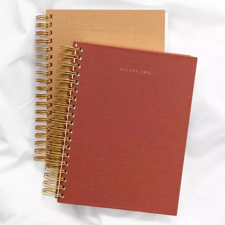 Blank Cover Paper Planner School Student Popular A5 Custom Binder Stationery Spiral Binding Notebooks