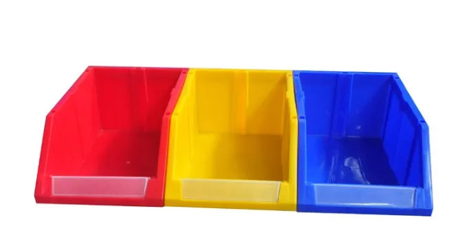 Wall mount tool holder warehouse plastic storage tool parts box