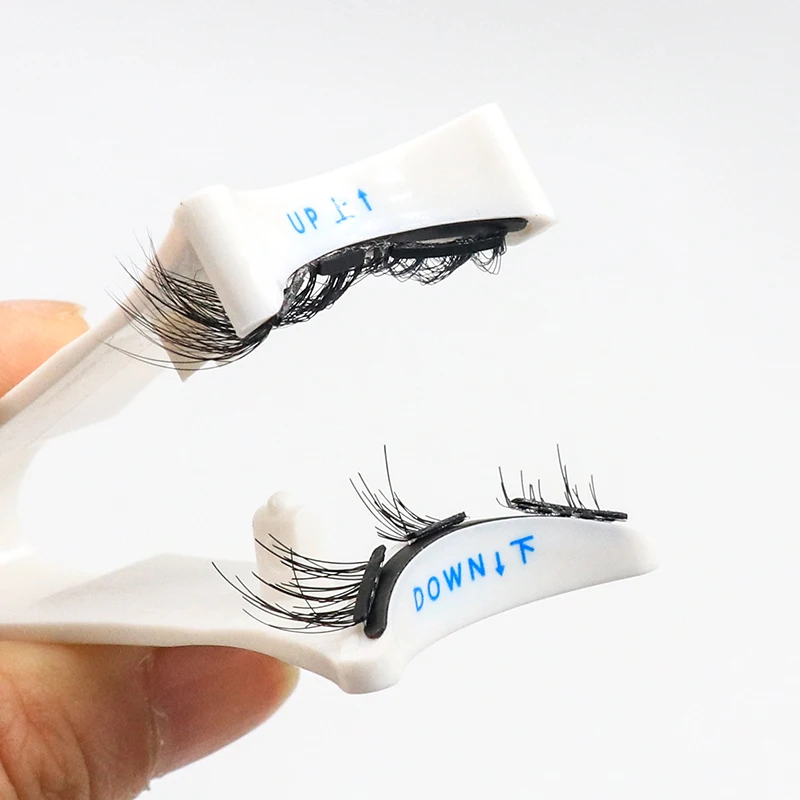 Soft Band Invisible Wholesale Quantum 3D Silk Magnetic Eye Lashes Private Label False Eyelashes No Glue No Eyeliner
