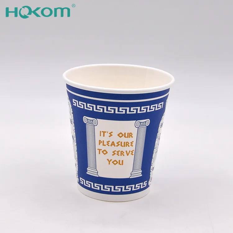 Eco-Friendly PE Coating  Coffee Cup Disposable Paper Cup Takeaway Coffee Paper Cup