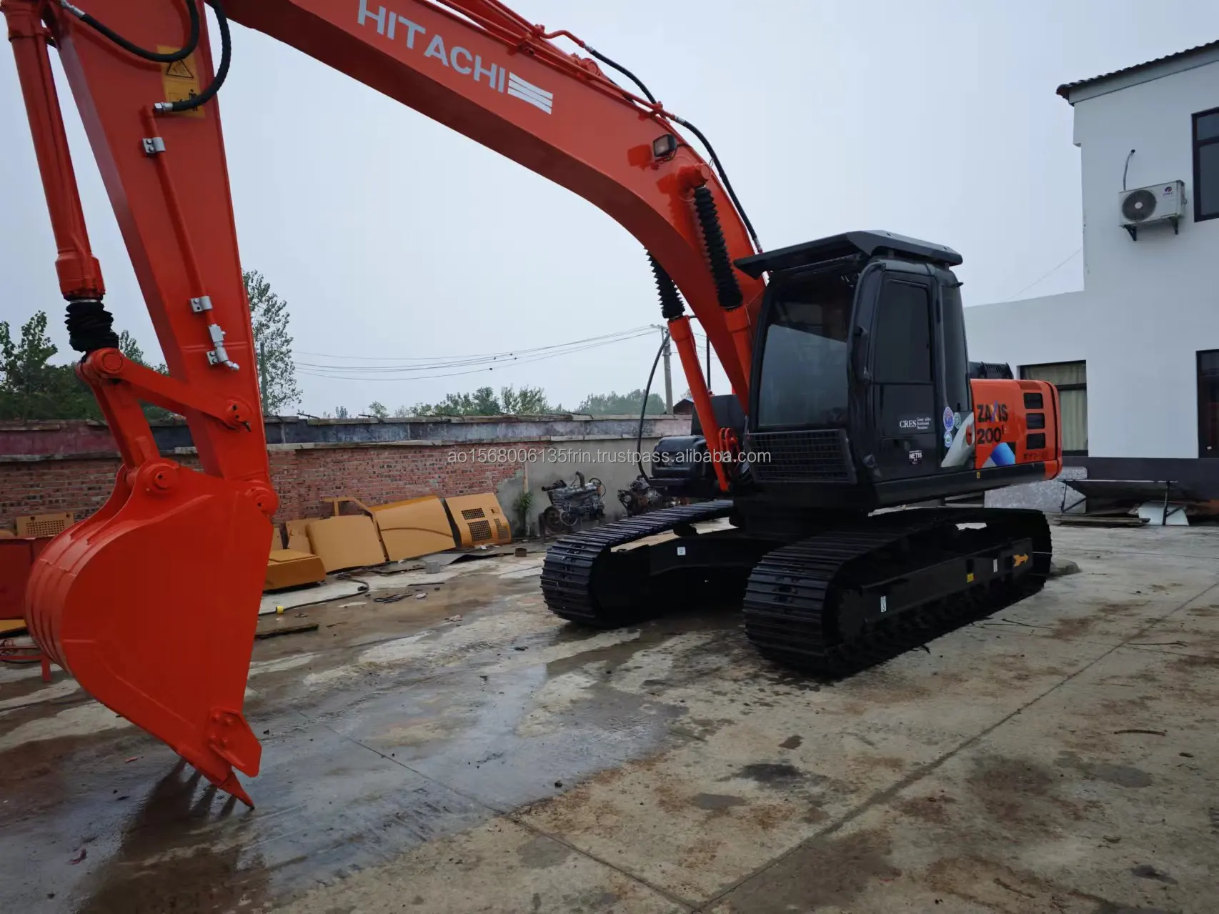 Hitachi Zx200-6 medium excavator used Japanese excavator Hitachi Zaxis 200 excavatory