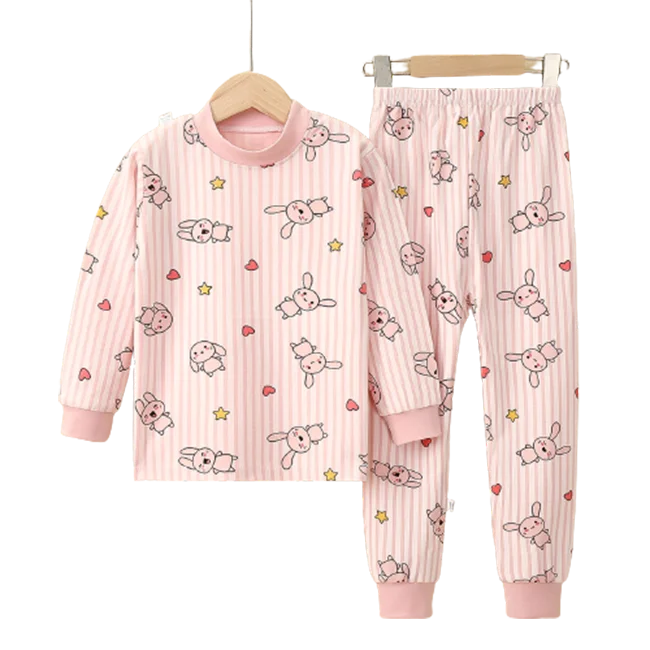 Kids Boys Sleepwear Girl Spring Cotton Sets Children Homewear Pajamas Kids Nightwear 4-10Y Teenage Clothes