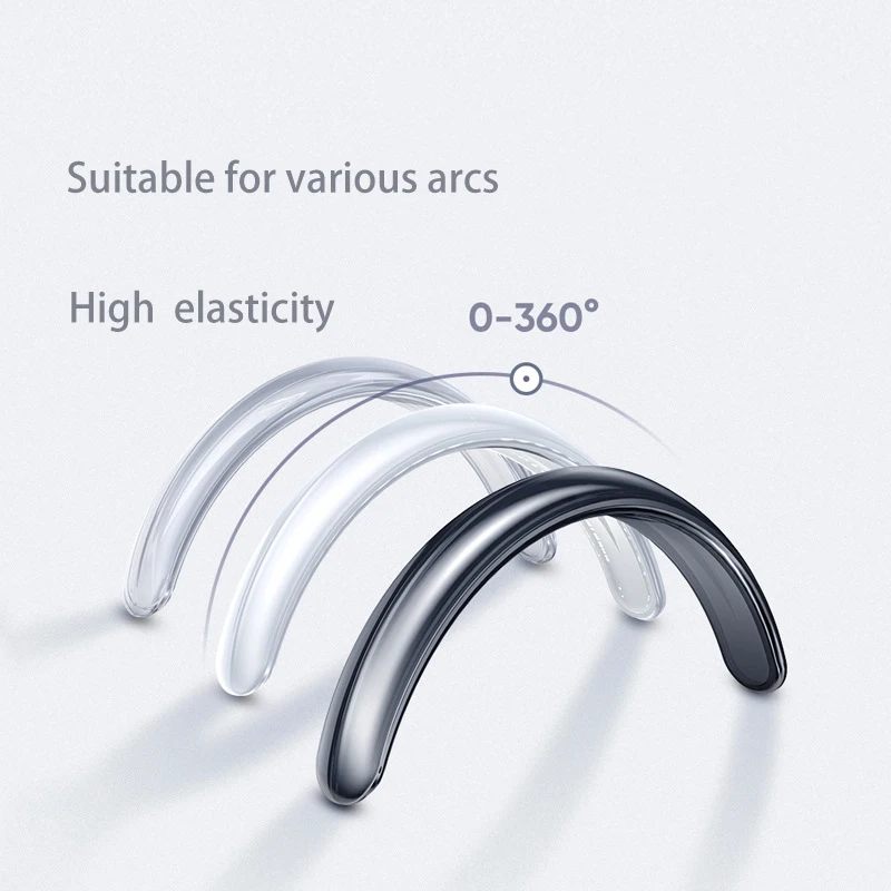 2Pcs/4Pcs Auto Edge Protector Strip New invisible silicone anti-collision strip  paste anti-scratch glue strip protective