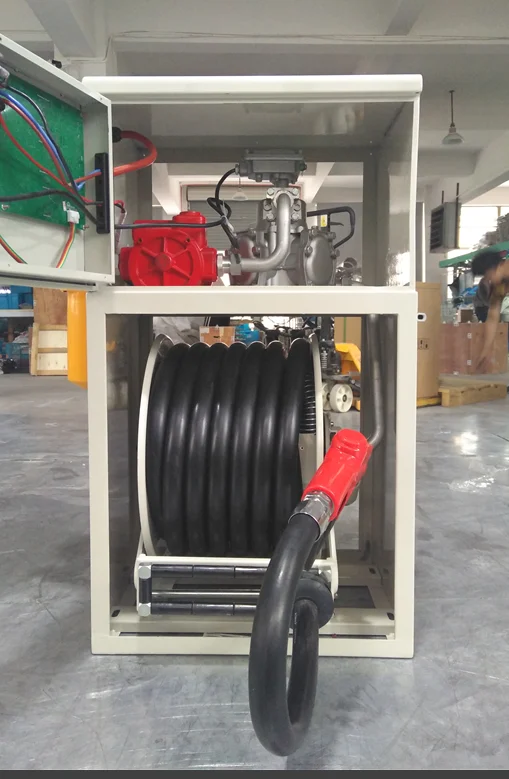 Bunded Diesel Fuel Dispensing Tank with Spring Hose reel