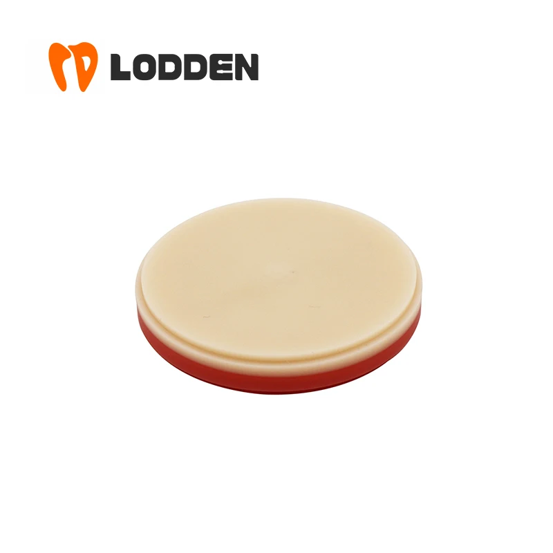 Dental Cadcam Milling Pmma Disc Double Layer Resin block 25 30 45mm Pmma Blocks