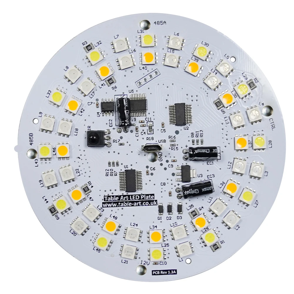 Электронная сборка светодиодная алюминиевая печатная плата SMD 3w 5w 7w 9w 12w 15w 18w 94v-0 1000 lumen pcba board