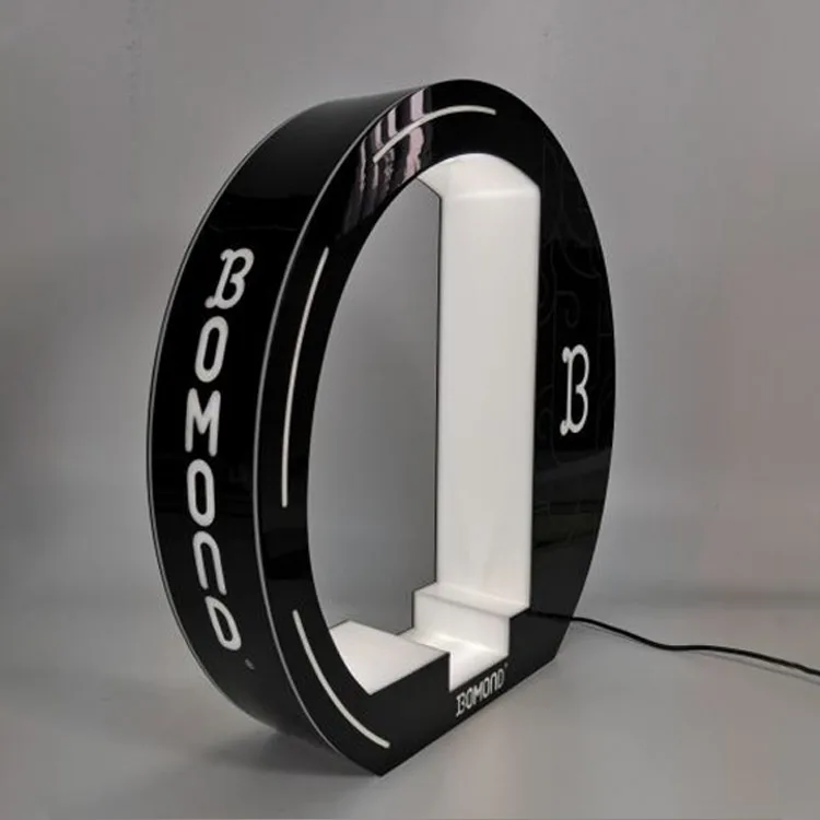 Factory Custom Led Acrylic Base Bar Nightclub Decorative Wine Bottle Presenter Display Rack For Display