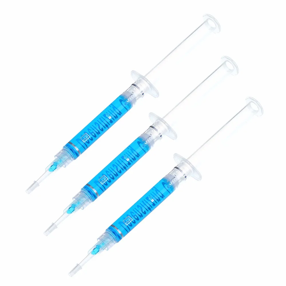 Non peroxide Teeth Whitening Syringe Gel Syringe 3ml 5ml 10ml