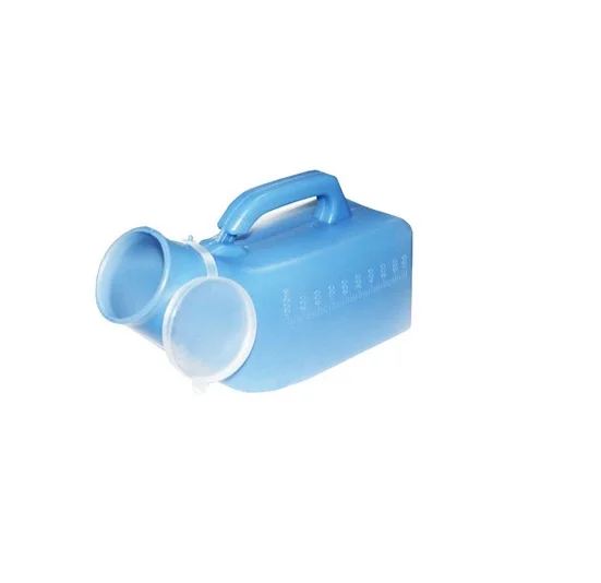 hospital patient plastic urinal bottle for male with cover