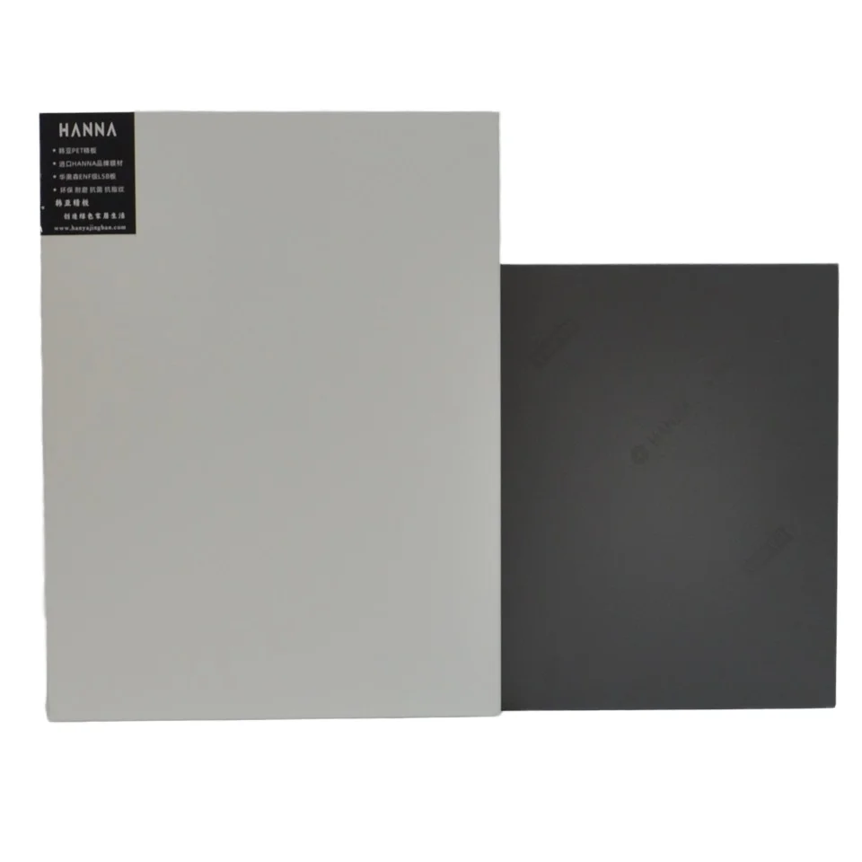 White matte double-sided polyester film (PET) laminate 18mm MDF for interior furniture panel kitchen cabinets E0/E1