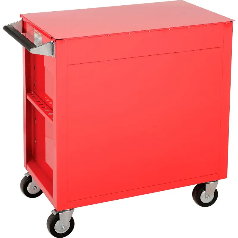 Ball Bearing heavy load tool trolley cabinet tool cart with 6 drawers
