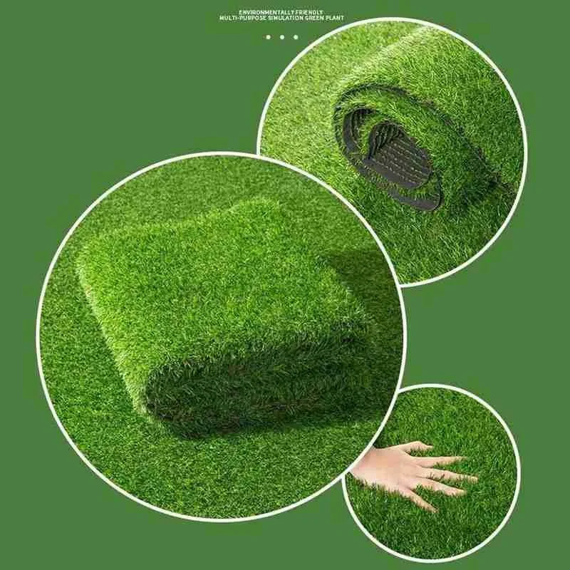 Outdoor Artificial Grass Carpet Artificial Lawn Carpet Turf Grass Mat Landscape Pad Diy Craft Outdoor Garden Floor