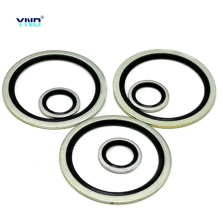 M8 M10 M12 M14 M16 M18 M20 M22 M24 NBR Rubber metric size bonded gasket seals