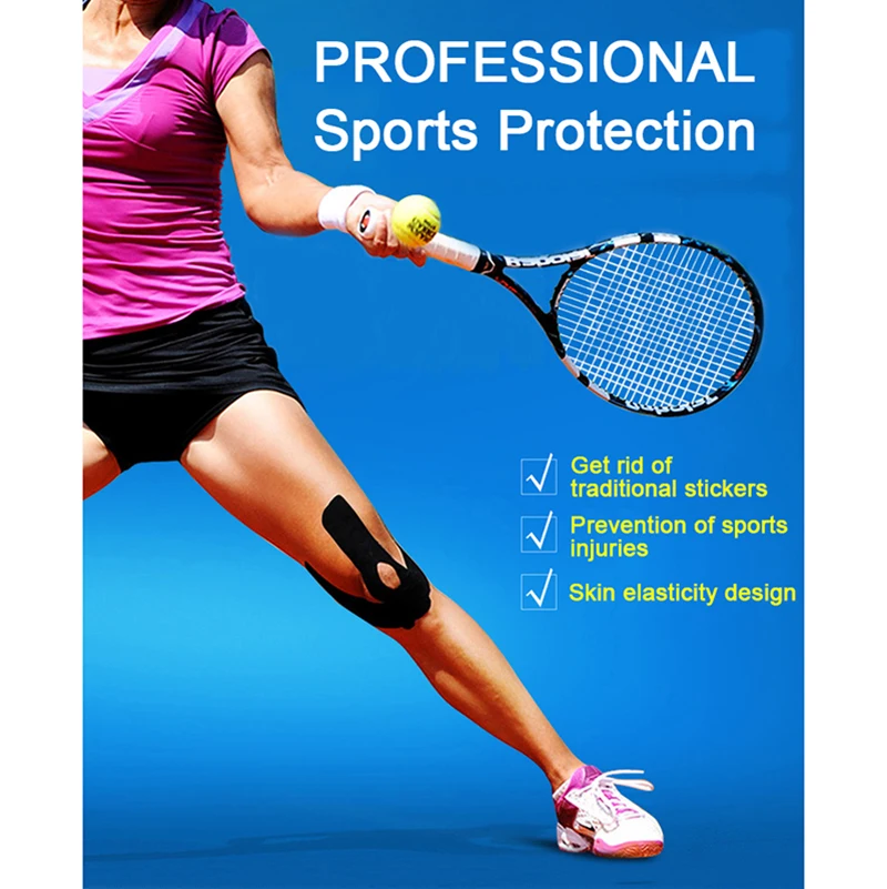 Wholesale  colorful muscle sports adhesive kinesiology tape sports manufacturer