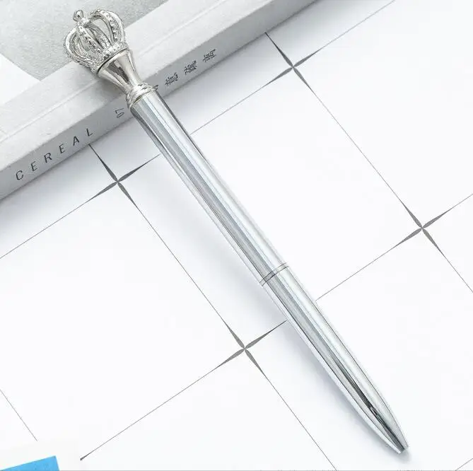 Металлическая шариковая ручка с розовым золотом