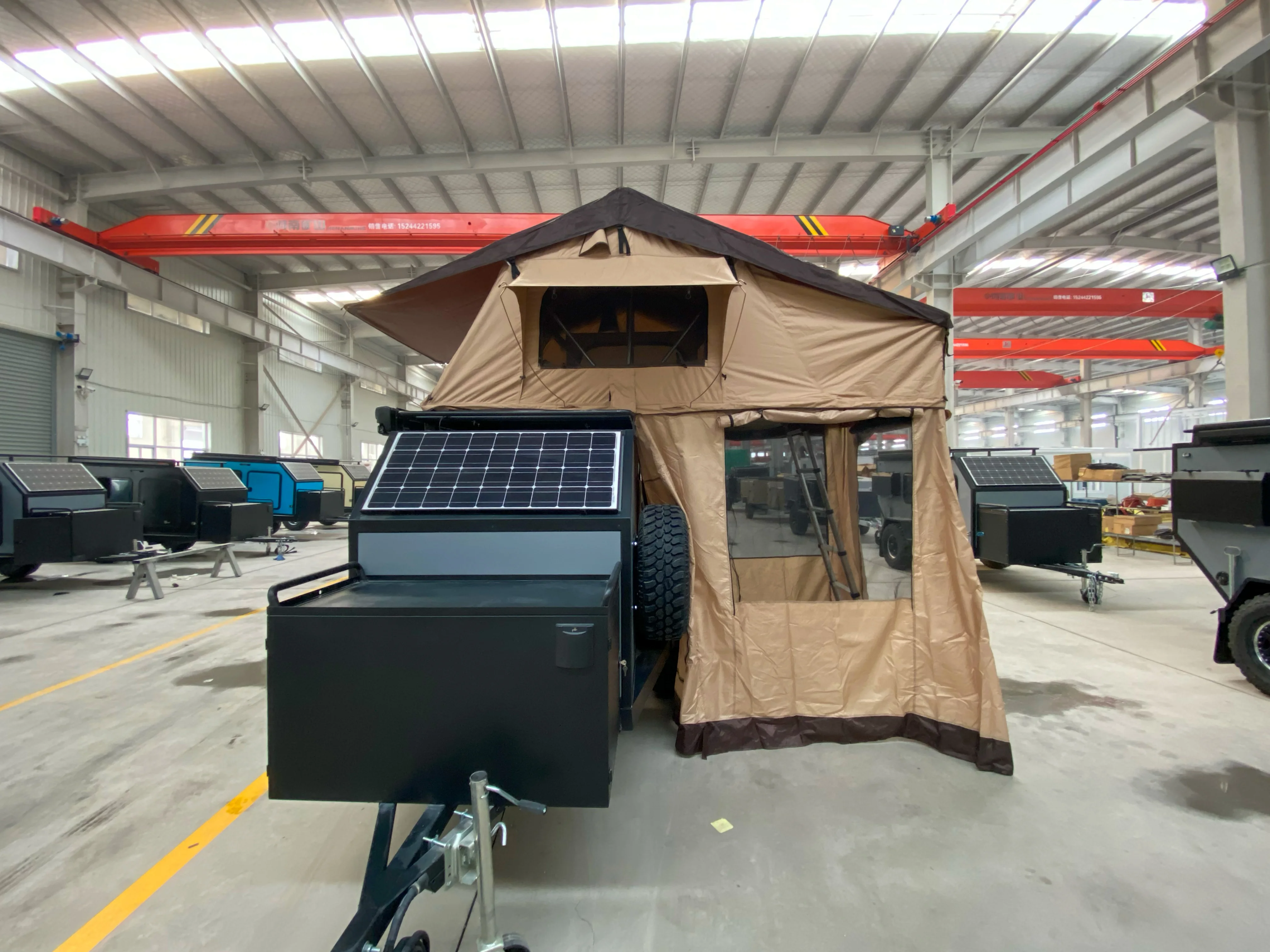 Good Selling Camper Trasexiler Utility Trailer Cart 4X4 Expedition Camper Trailer