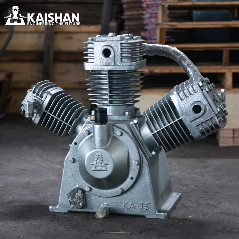 High efficiency 2*KBH15 15KW 2.4m3/min piston air compressor for general industry