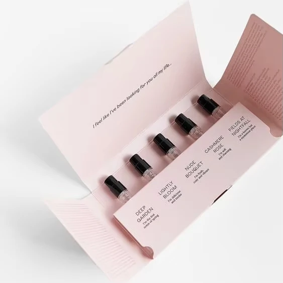Factory Personalized 14-Bottle Discovery Perfume Sample Set Packaging 2ml Fragrance Sample Box for Cosmetic Use Custom Design