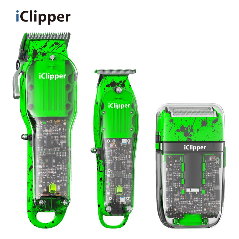 ICLIPPER-TX3 2022 New Design  Waterproof beard shaver  USB  Charging Rechargeable electric hair shaver