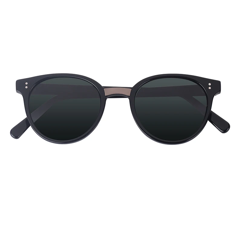 Модные круглые затемненные оптовые продажи от итальянского бренда Gafas De Sol Acetato дизайнерские солнцезащитные очки ацетатные