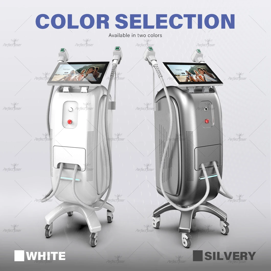 2024 New 755 808 940 1064nm 4 Wavelength ice titanium Laser Hair Removal Best Big Powwer Diode Laser Hair Removal Machine