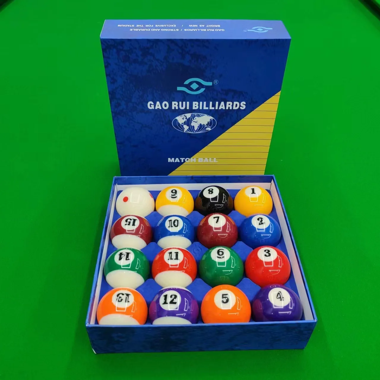 Wholesale 8A billiard accessories standard billiard ball crystal ball 57.2 mm pool ball