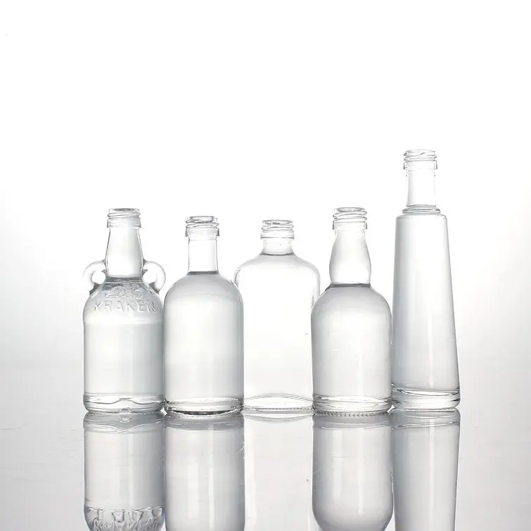  Прозрачные стеклянные бутылки для виски и водки hign flight 50 мл 5cl в
