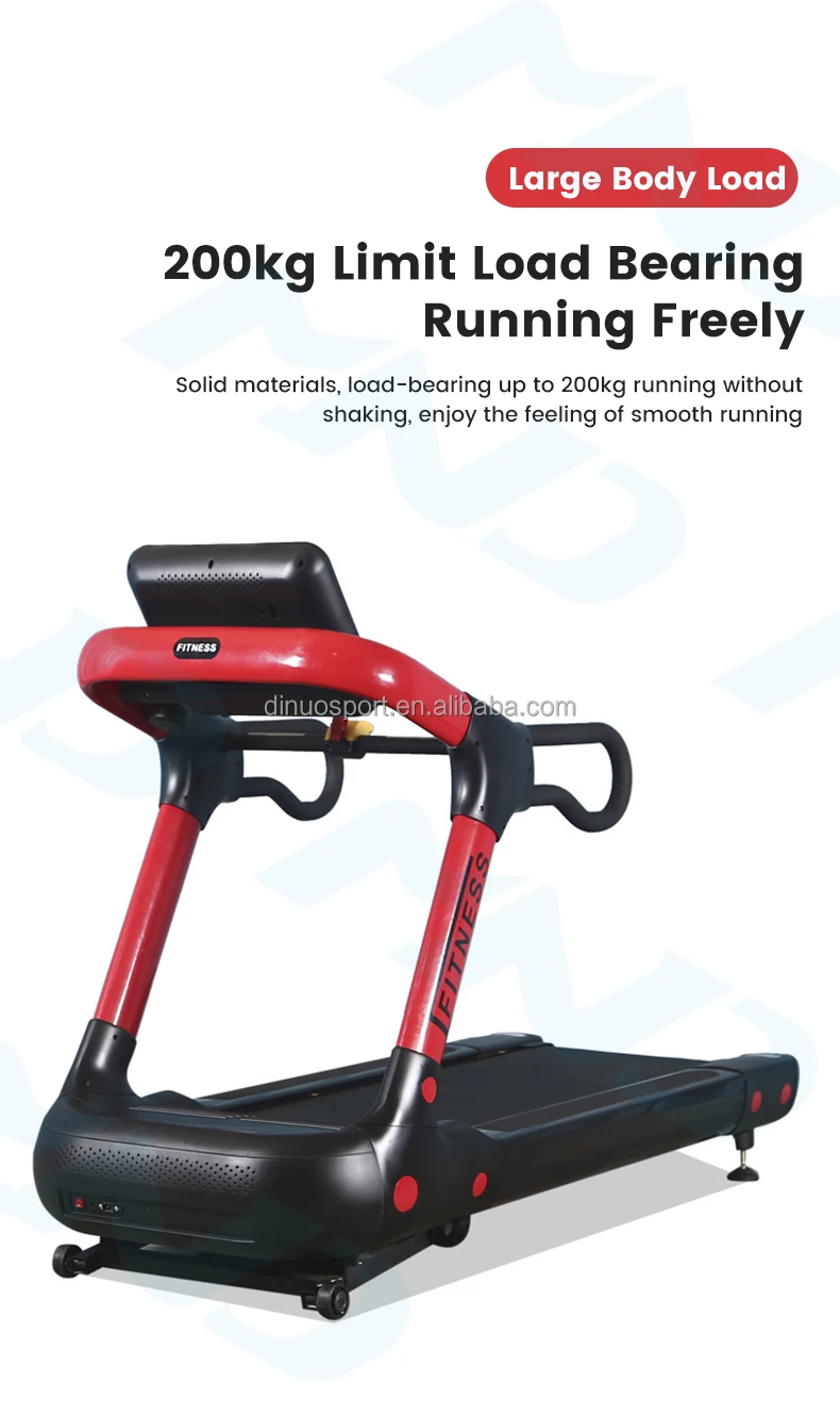 Customized OEM/ODM Commercial Gym 3.0 Hp  Gym Treadmill Machine Running Machine with EU US plug